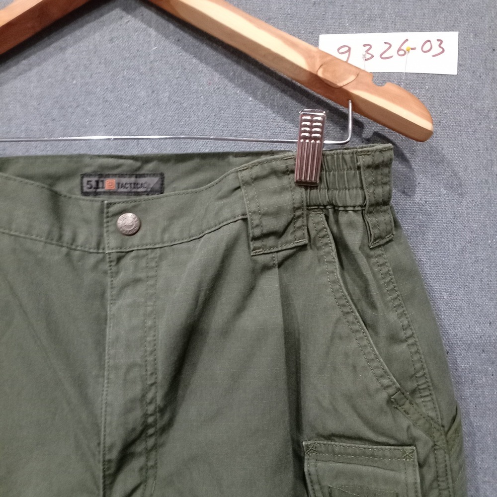 5.11 Tactical Cargo Pants Mens 31x28 Olive Green Ripstop Trousers 74273